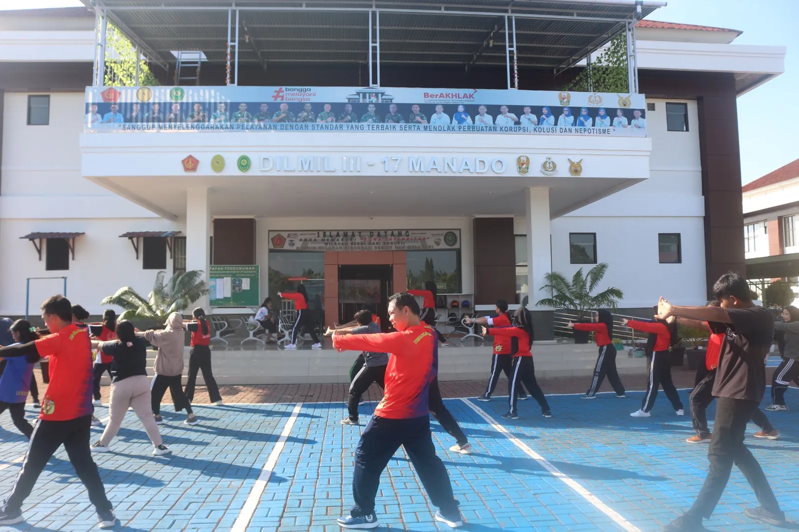 SENAM BERSAMA PENGADILAN MILITER III-17 MANADO